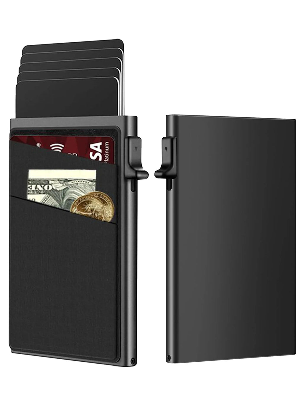 💳🔐 Smart RFID Aluminum Wallet — Minimalist Anti-Theft Card Holder ✨🔥