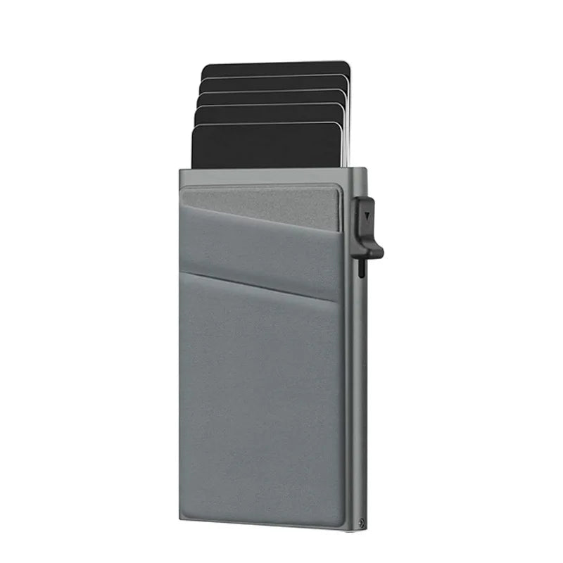 💳🔐 Smart RFID Aluminum Wallet — Minimalist Anti-Theft Card Holder ✨🔥