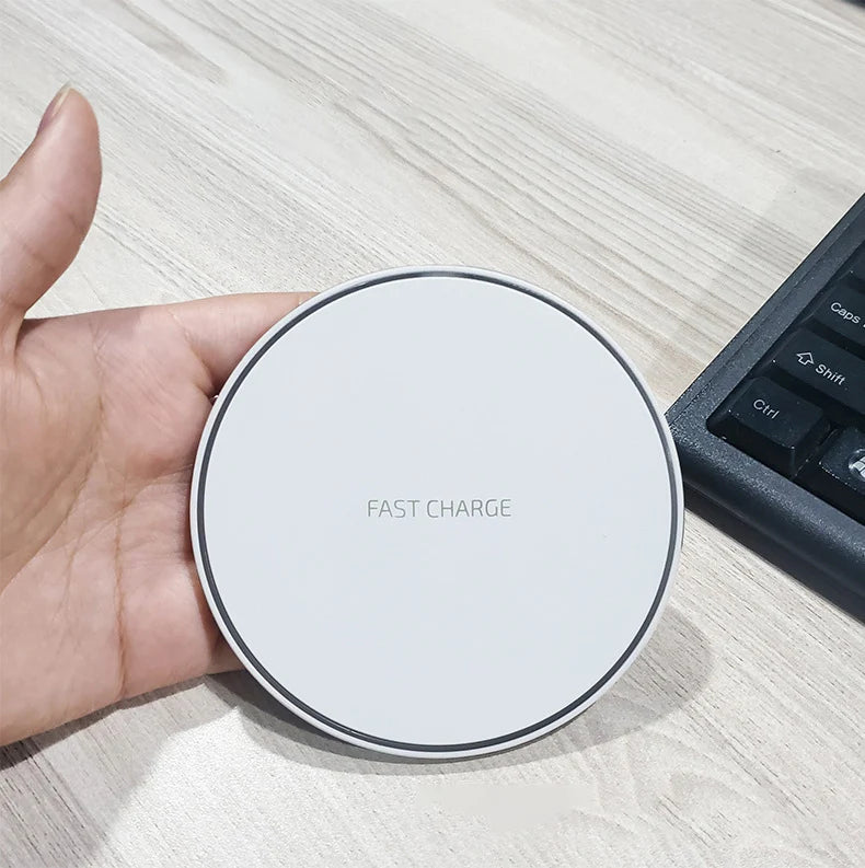 ⚡📱 50W Fast Wireless Charger Pad | Universal Charging for iPhone & Samsung 🔋✨
