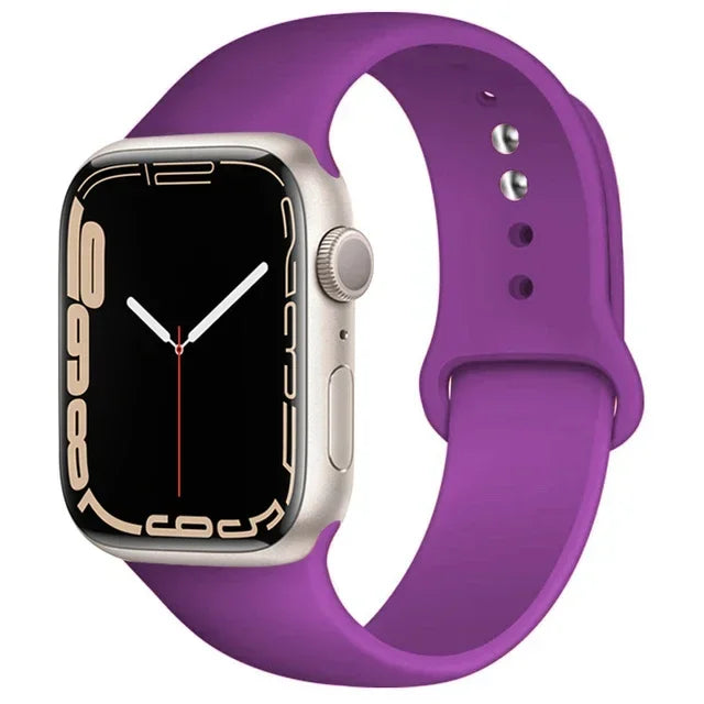 ⌚ SportFlex Silicone Apple Watch Band 🔥
Compatible with Ultra & Series 11–SE 💫