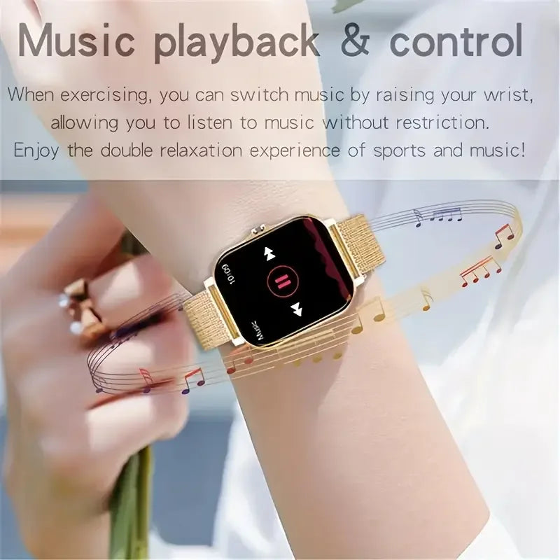 KESHUYOU 2025 Smart Watch – 2.01” HD, Bluetooth Calls, Sports Modes & Weather ⌚