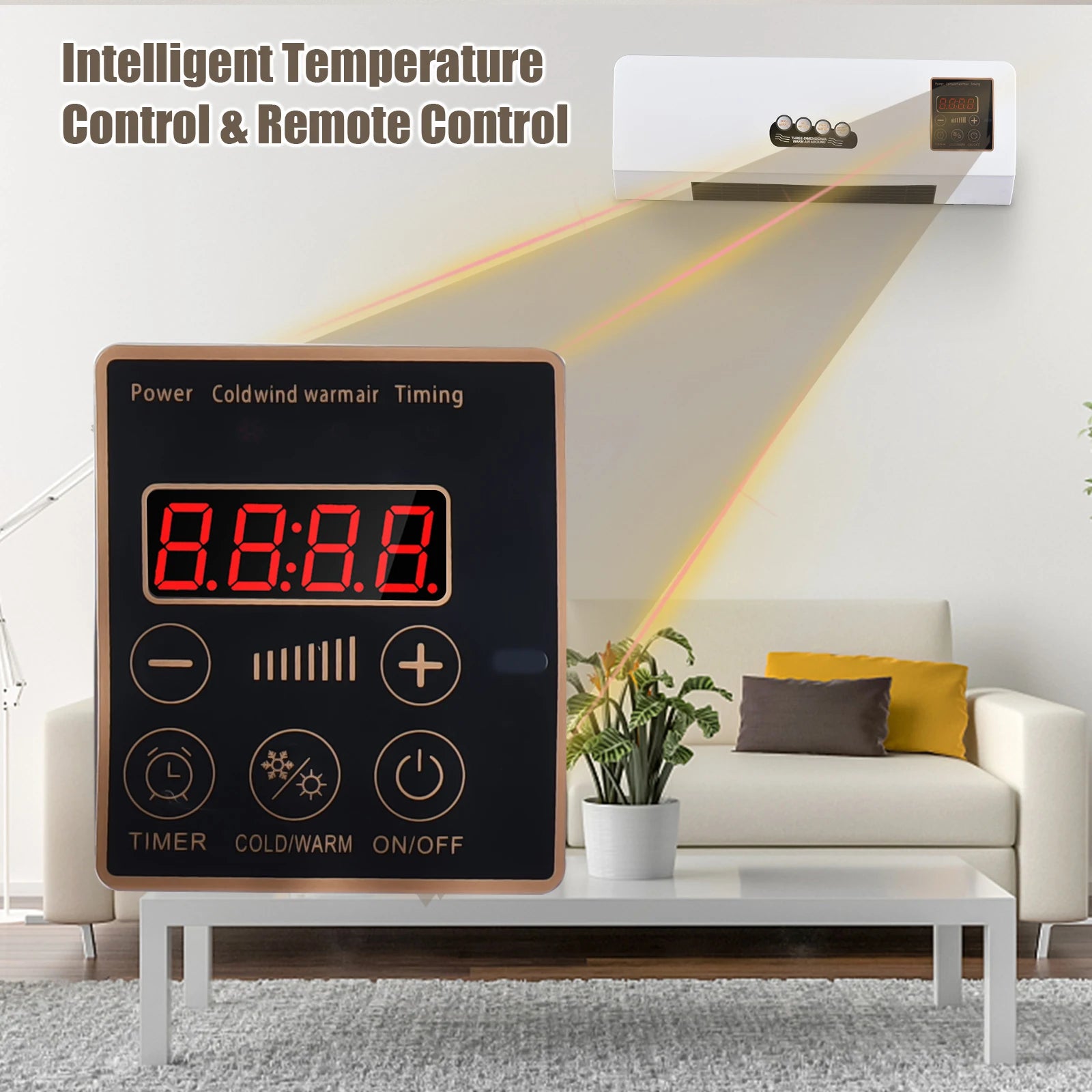 ❄️🔥 2-in-1 Portable Air Cooler & Heater