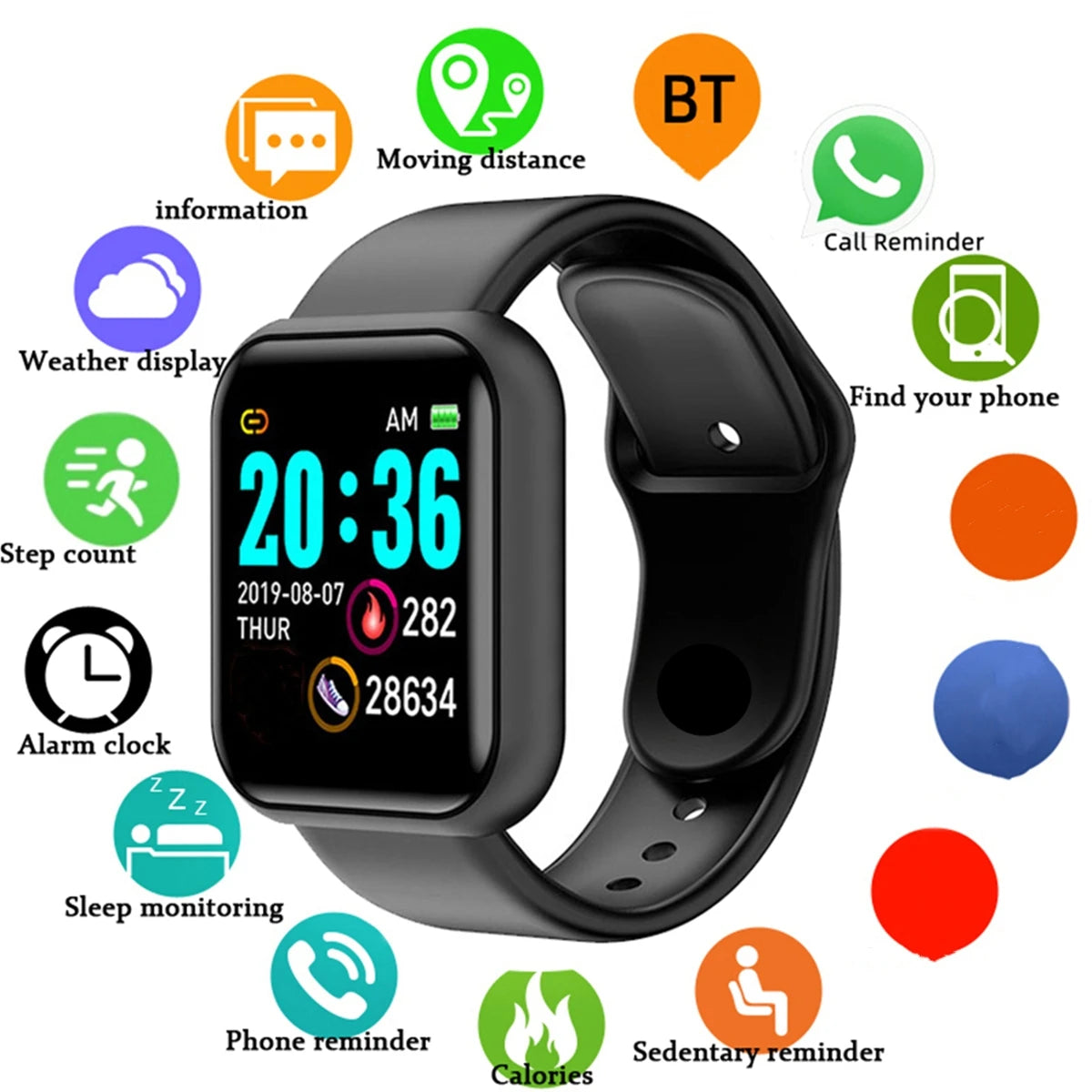 SmartFit Pro Smartwatch – Stay Connected & Active