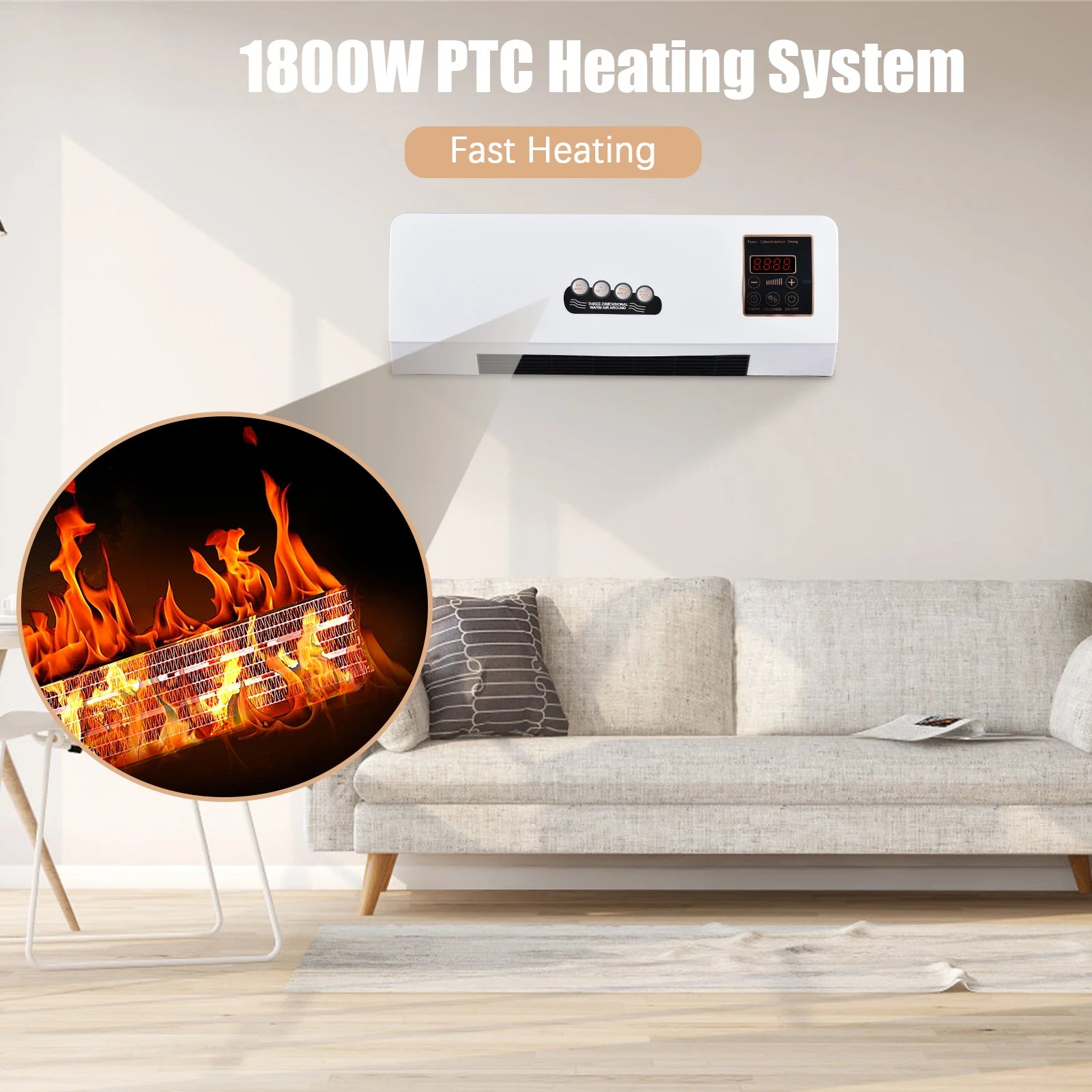 ❄️🔥 2-in-1 Portable Air Cooler & Heater