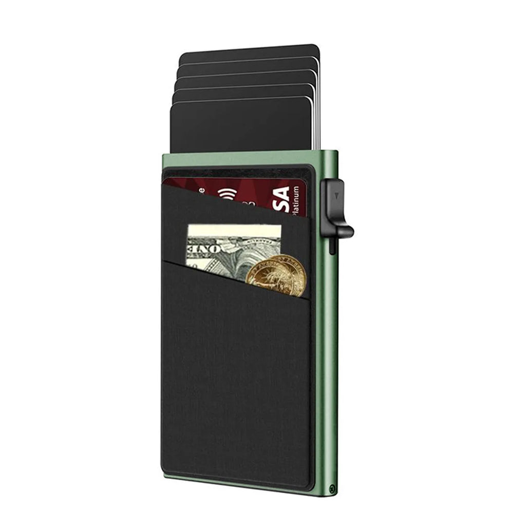 💳🔐 Smart RFID Aluminum Wallet — Minimalist Anti-Theft Card Holder ✨🔥