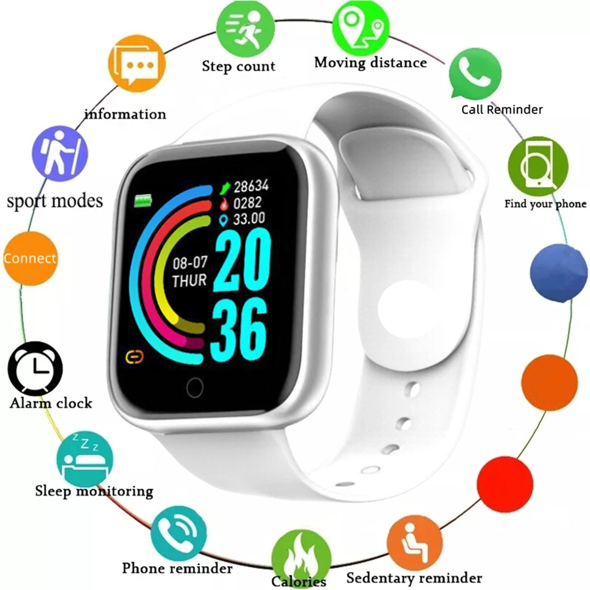 SmartFit Pro Smartwatch – Stay Connected & Active