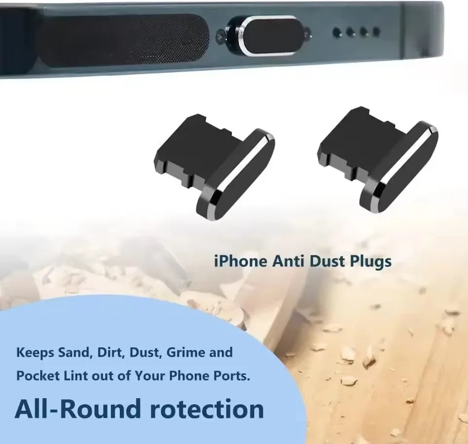 🔌 CleanGuard Dust Plug – Protect & Clean Your Phone Port ✨