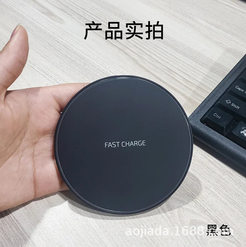 ⚡📱 50W Fast Wireless Charger Pad | Universal Charging for iPhone & Samsung 🔋✨
