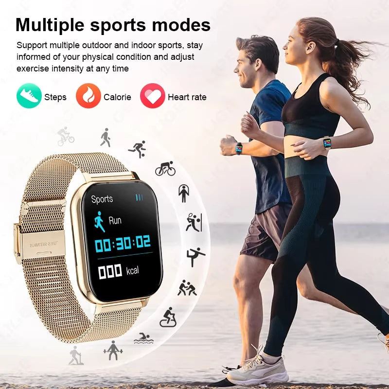 KESHUYOU 2025 Smart Watch – 2.01” HD, Bluetooth Calls, Sports Modes & Weather ⌚