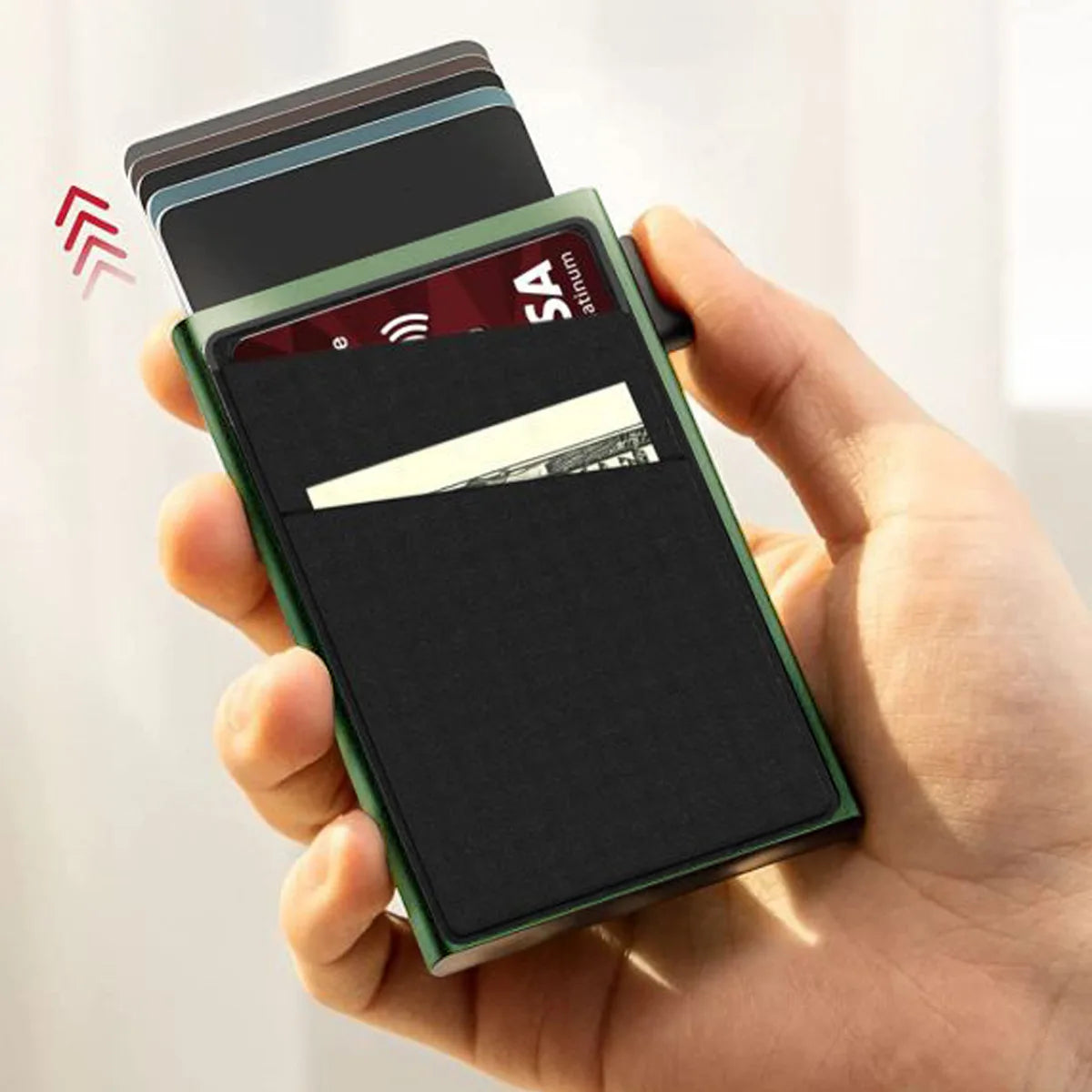 💳🔐 Smart RFID Aluminum Wallet — Minimalist Anti-Theft Card Holder ✨🔥