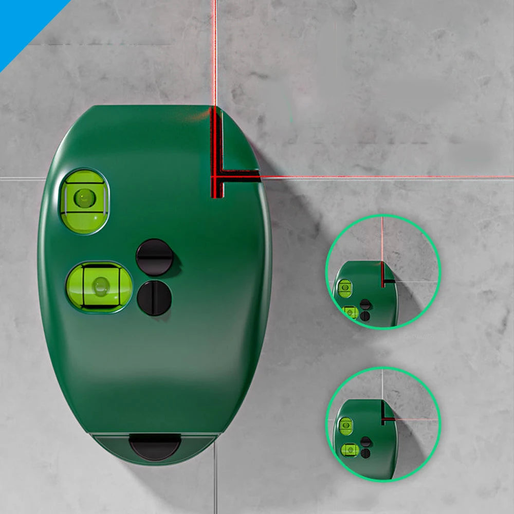 ✨ High-Precision 90° Laser Level 📐🔴 | Strong Light Infrared Bubble Tool 🛠️