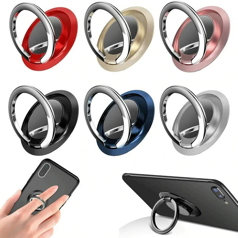 📱 RingGrip 360 – Secure Hold & Magnetic Stand ✨