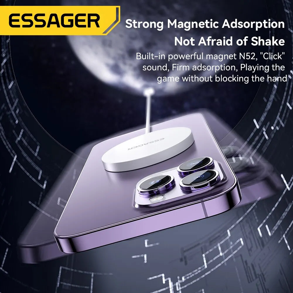 ⚡📱 Essager 15W Magnetic Wireless Charger | Fast Charging for iPhone & Xiaomi 🔋✨