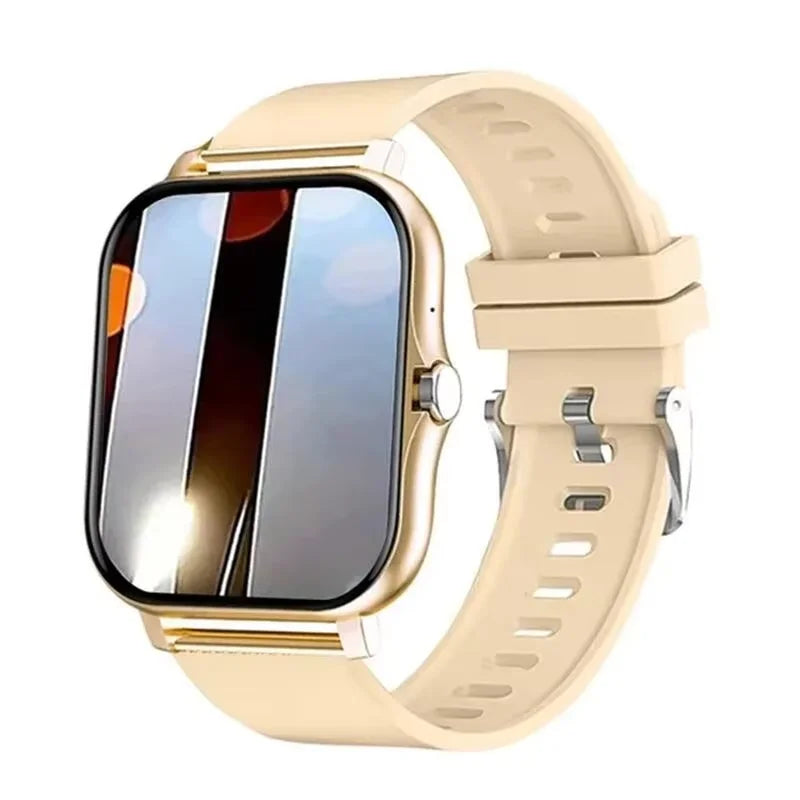 KESHUYOU 2025 Smart Watch – 2.01” HD, Bluetooth Calls, Sports Modes & Weather ⌚
