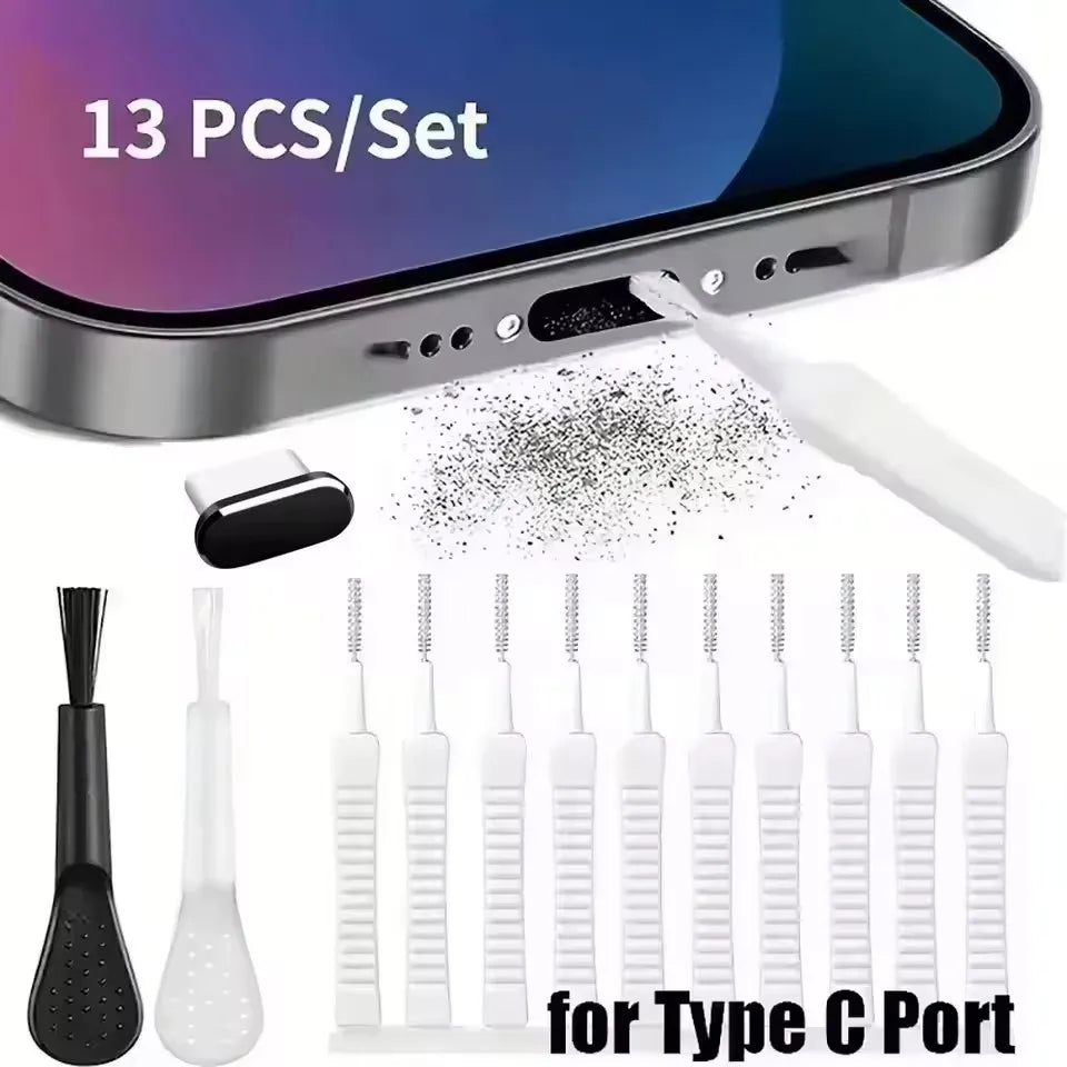 🔌 CleanGuard Dust Plug – Protect & Clean Your Phone Port ✨