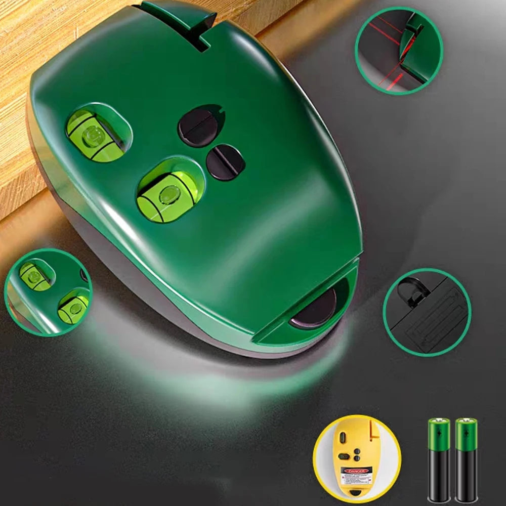 ✨ High-Precision 90° Laser Level 📐🔴 | Strong Light Infrared Bubble Tool 🛠️