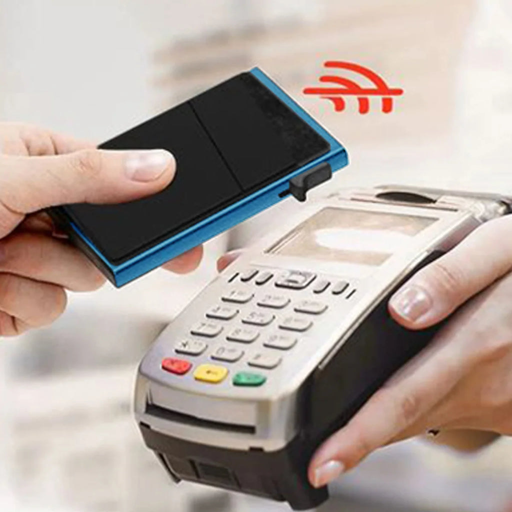💳🔐 Smart RFID Aluminum Wallet — Minimalist Anti-Theft Card Holder ✨🔥
